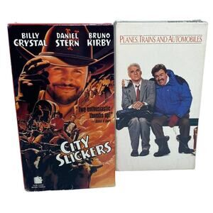 City Slickers and Planes, Train, and Automobiles VHS Bundle